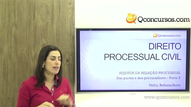 Das Partes e dos Procuradores - Parte 08