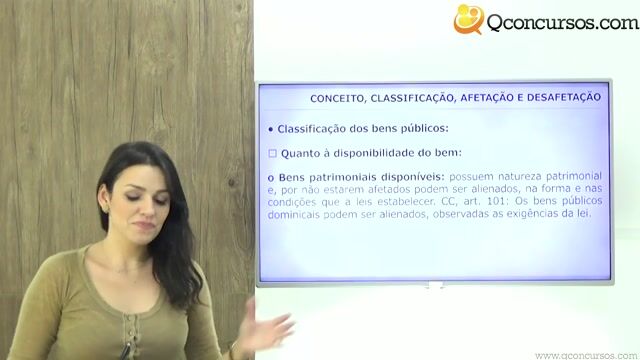 Conceito, Classificação, Afetação e Desafetação - Parte 2