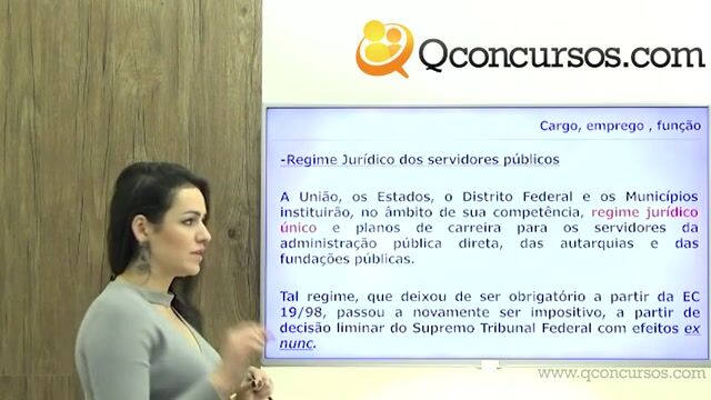 Cargo, Emprego, Função - Parte 3