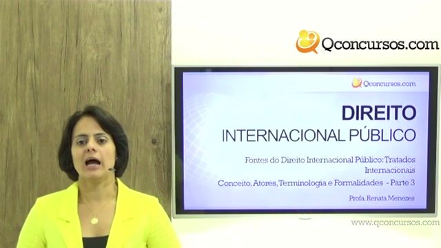 Conceito, Atores, Terminologia e Formalidades - Parte 3