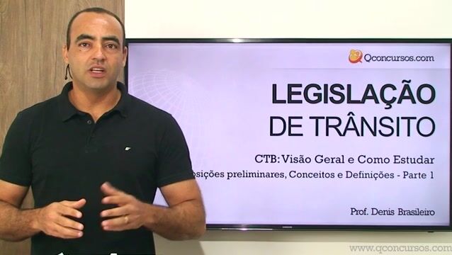 Disposições Preliminares, Conceitos e Definições - Parte 1