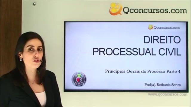 Princípios Gerais do Processo - Parte 4