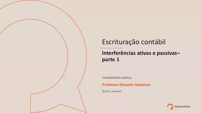 Interferências ativas e passivas - Parte 1