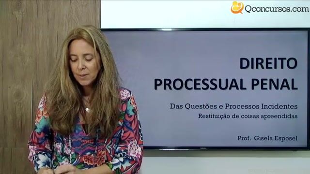 Restituição de coisas apreendidas
