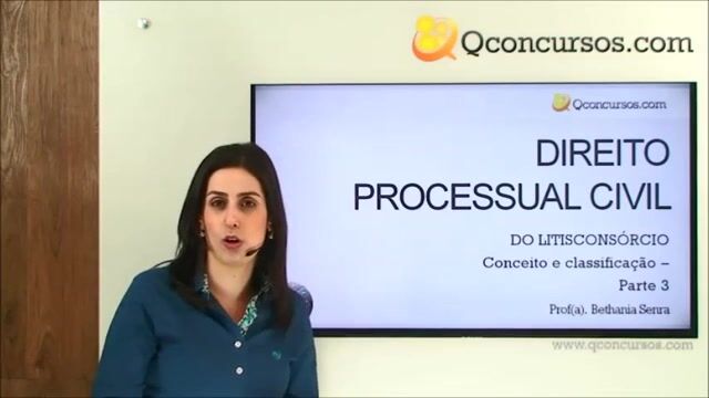 Do Litisconsórcio - Conceito e Classificação - Parte 3
