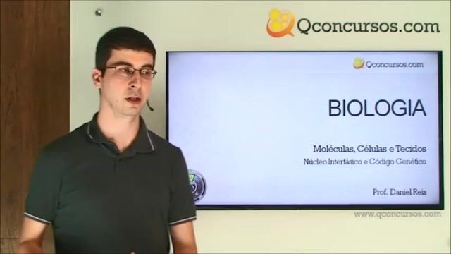 Moléculas, células e tecidos - Núcleo interfásico e código genético