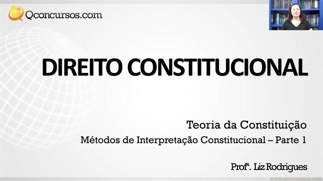 Métodos de Interpretação Constitucional - Parte 1