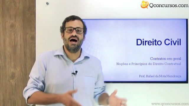 Noções e Princípios do Direito Contratual - Parte 1