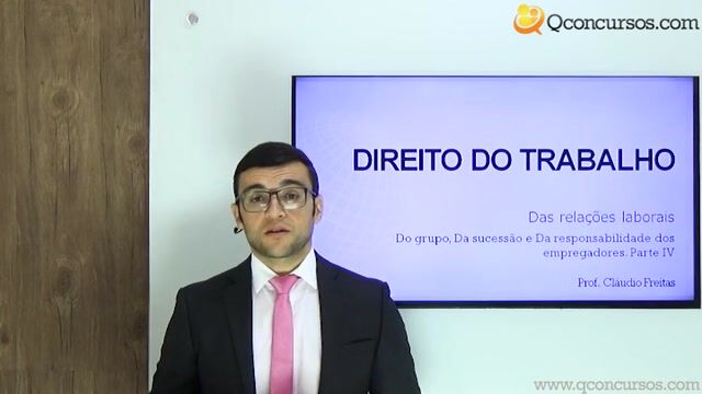 Do grupo, Da sucessão e Da responsabilidade dos empregadores - Parte 4