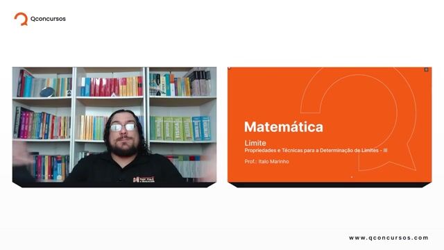 Limite - 06 - Definição informal de limite - Propriedades e técnicas para a determinação de limites - Parte 03