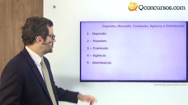 Depósito, Mandato, Comissão, Agência e Distribuição - Parte 02