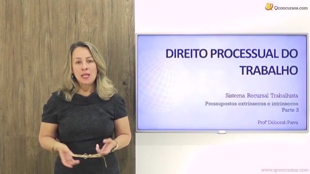 Pressupostos extrínsecos e intrínsecos- Parte 03