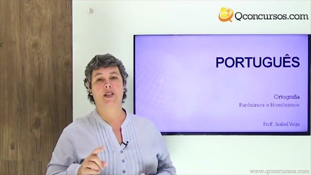 Ortografia - Parônimos e Homônimos