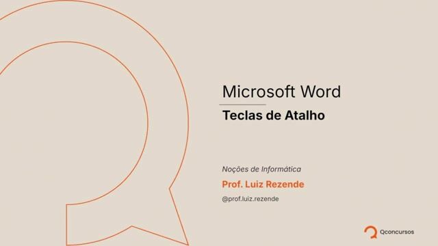 06 - Microsoft Word - Teclas de Atalho