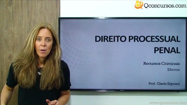 Recursos Criminais - Efeitos