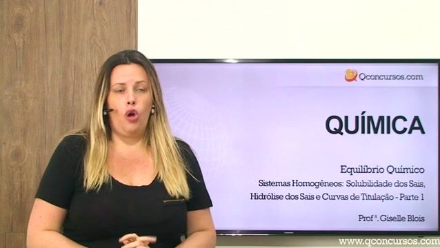 Sistemas Homogêneos: Solubilidade dos Sais, Hidrólise dos Sais e Curvas de Titulação - Parte 1