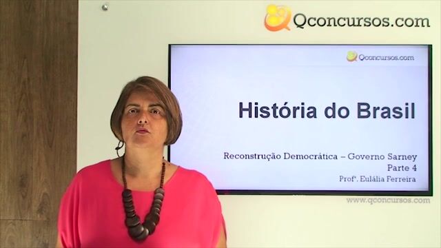 Reconstrução Democrática : Governo Sarney - Parte 4