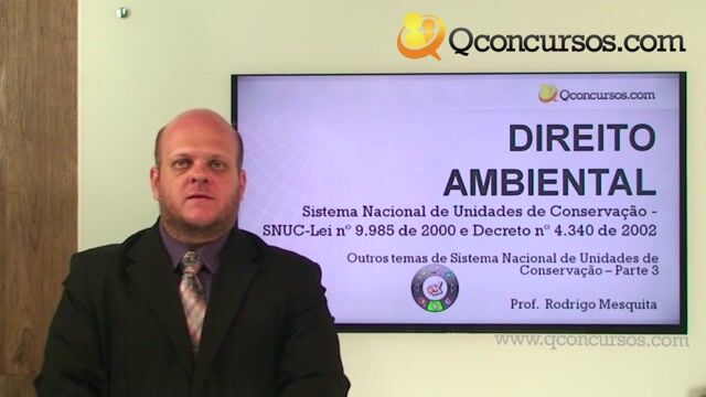 Outros Temas de Sistema Nacional de Unidade de Conservação - Parte 3