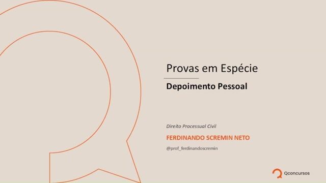 Depoimento Pessoal