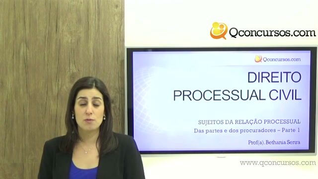 Das Partes e dos Procuradores - Parte 01