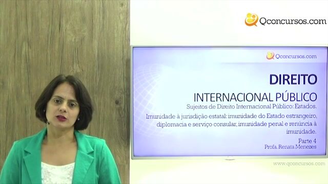 Imunidade do estado estrangeiro, diplomacia e serviço consular, imunidade penal e renúncia à imunidade - Parte 4