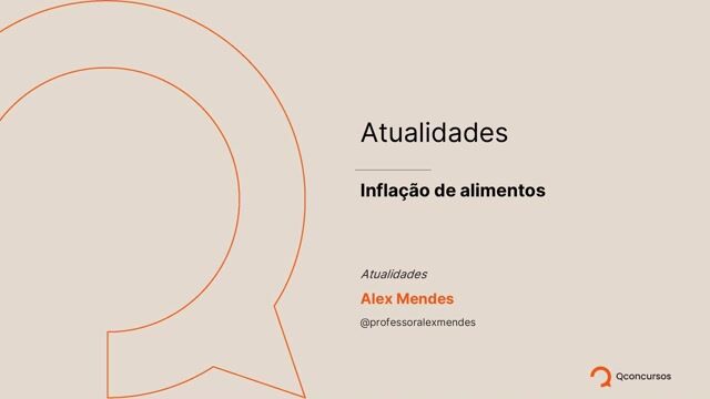 16. Inflação de alimentos