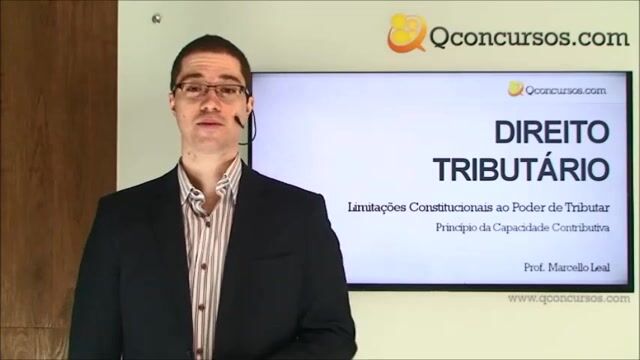 Limitações Constitucionais ao Poder de Tributar - Princípio da Capacidade Contributiva