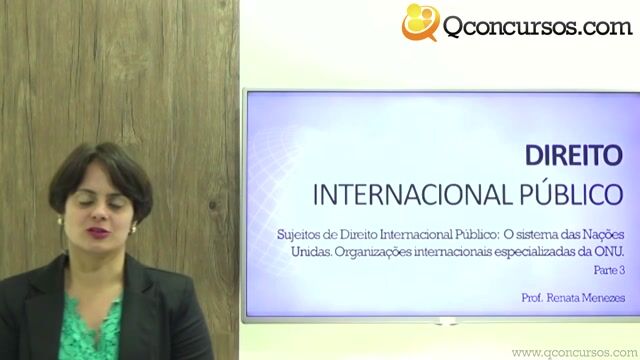 Sujeitos de Direito Internacional Público: O Sistema das Nações Unidas - Organizações Internacionais Especializadas da ONU - Parte 03