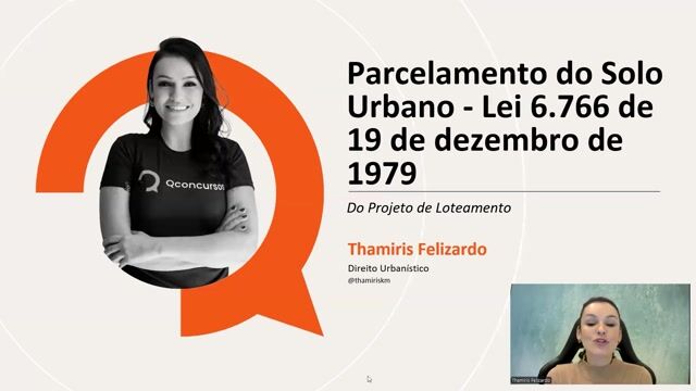 Do projeto de loteamento