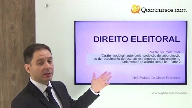Caráter nacional, autonomia, proibição de subordinação ou de recebimento de recursos estrangeiros e funcionamento parlamentar de acordo com a lei - Parte 02