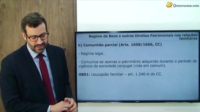 Regime de Bens e Outros Direitos Patrimoniais nas Relações Familiares - Parte 2