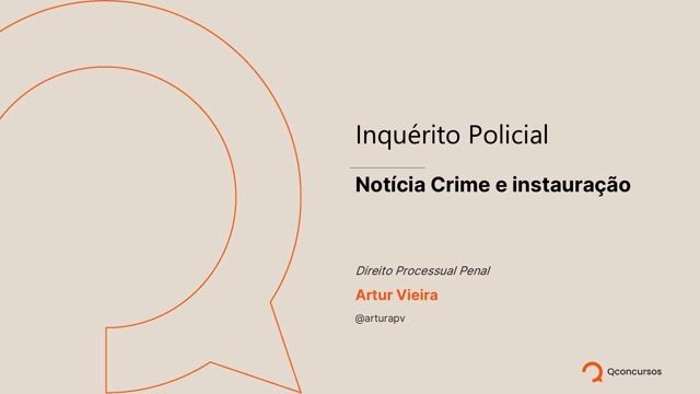Notícia-crime e instauração