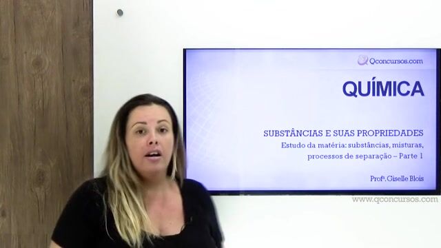 Estudo da matéria - substâncias, misturas, processos de separação - Parte 1