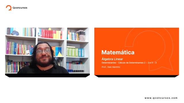 Determinantes - 01 - Cálculo de determinantes 2x2 e 3x3