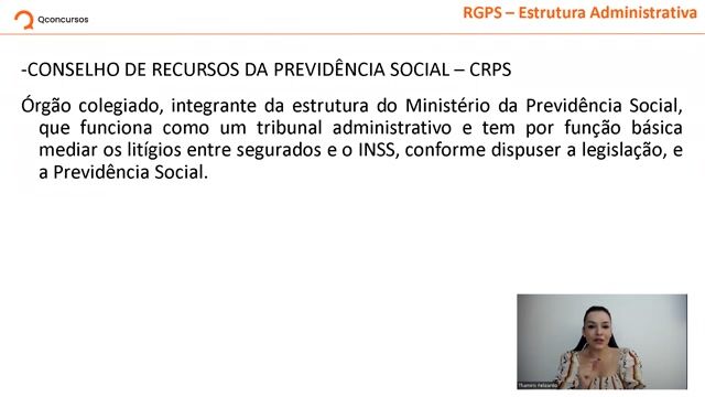 Estrutura Administrativa do RGPS - Parte 02