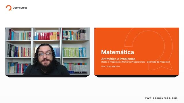 Razão e Proporção e Números Proporcionais - 03 - Definição de Proporção