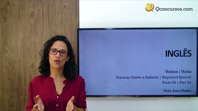 Discurso direto e indireto | Reported speech - Parte 04
