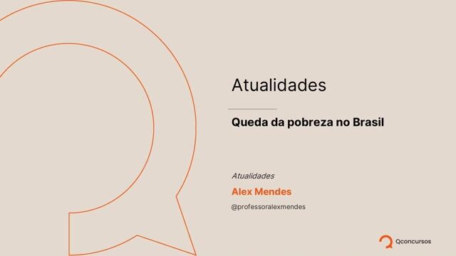 02. Queda da pobreza no Brasil