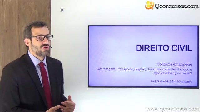 Corretagem, Transporte, Seguro, Constituição de Renda, Jogo e Aposta e Fiança - Parte 09