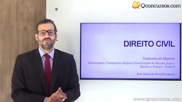 Corretagem, Transporte, Seguro, Constituição de Renda, Jogo e Aposta e Fiança - Parte 08
