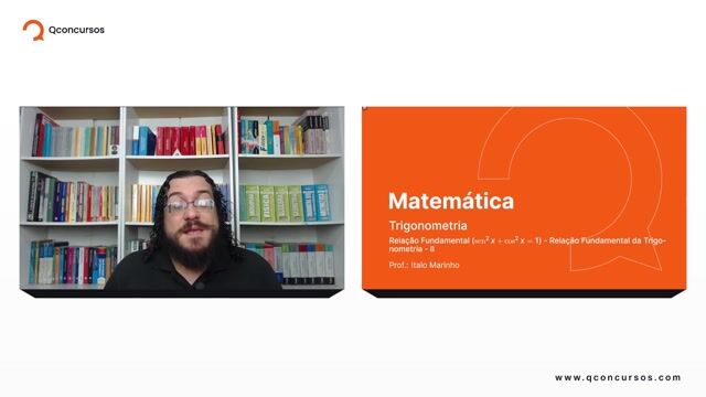 Relação Fundamental (sen²x + cos²x = 1) - 02 - Relação Fundamental da Trigonometria - Parte 02