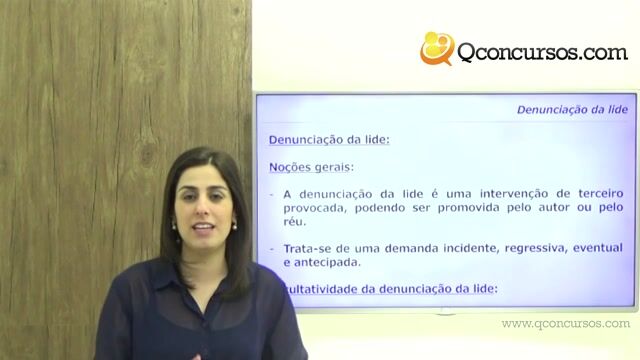 Da Intervenção de Terceiros - Denunciação da Lide - Parte 1