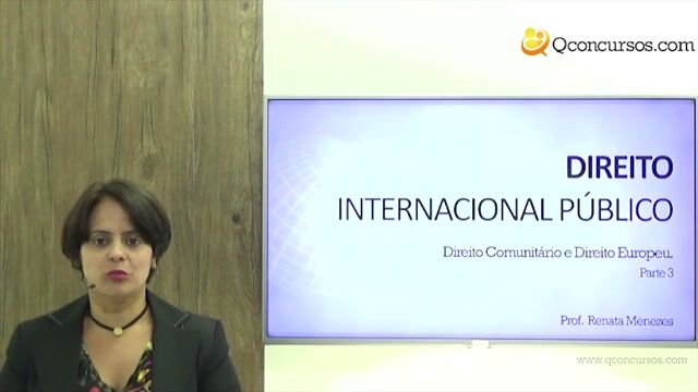 Direito Comunitário e Direito Europeu - Parte 3