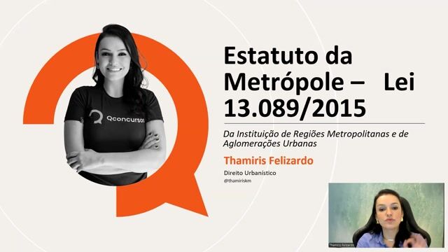 Da Instituição de Regiões Metropolitanas e de Aglomerações Urbanas