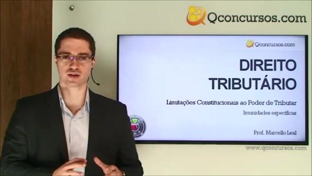 Limitações Constitucionais ao Poder de Tributar - Imunidades - Imunidades Específicas