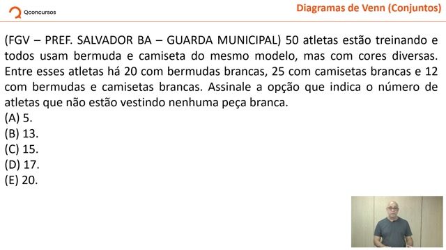 Diagramas de Venn (Conjuntos) - Parte 06