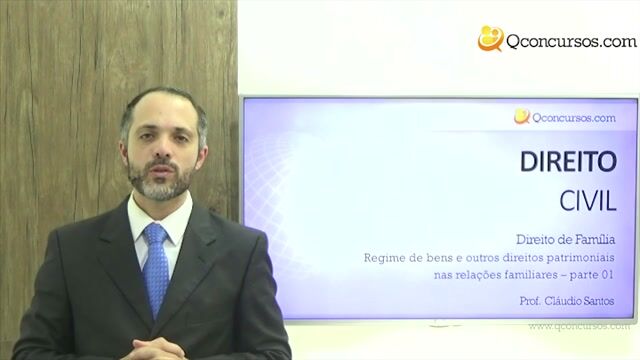 Direito de Família - Regime de Bens e Outros Direitos Patrimoniais nas Relações Familiares - Parte 01