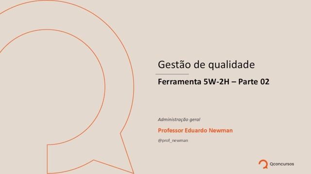 Ferramenta 5W-2H - Parte 02