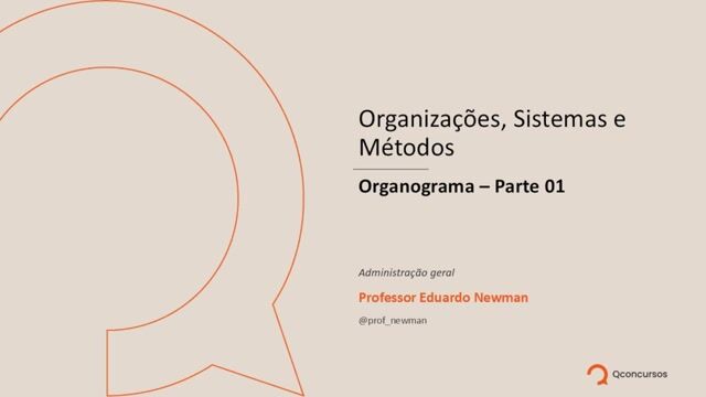Organograma - Parte 01