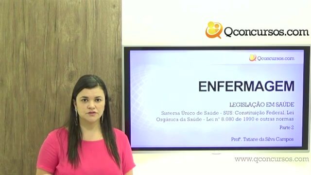 Legislação em Saúde - SUS - Constituição Federal, Lei Orgânica da Saúde - Lei n° 8080 de 1990 - Parte 02